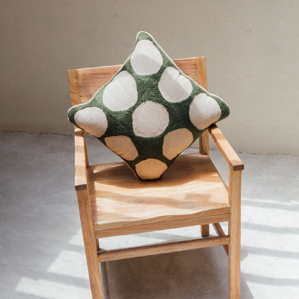 Punch needle cushions