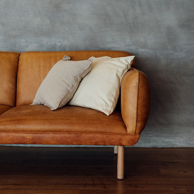 Nazca leather sofa 220 cm