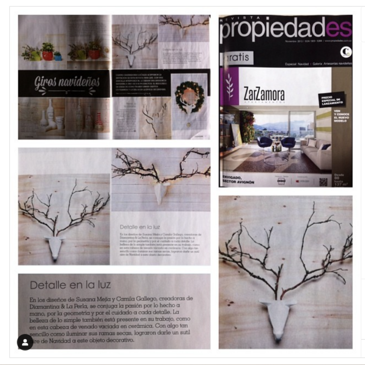 Diamantina & La Perla in Properties Magazine