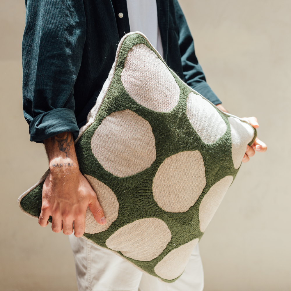 Punch needle cushions