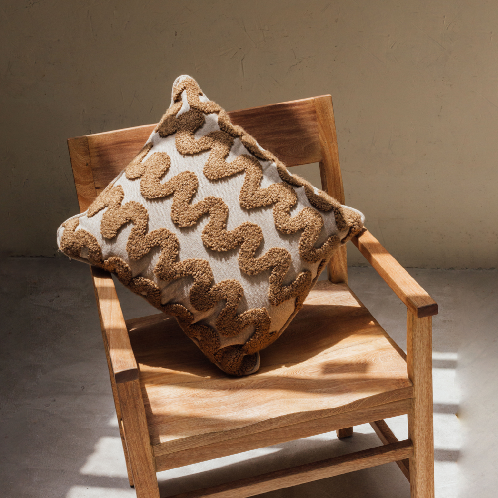 Punch needle cushions