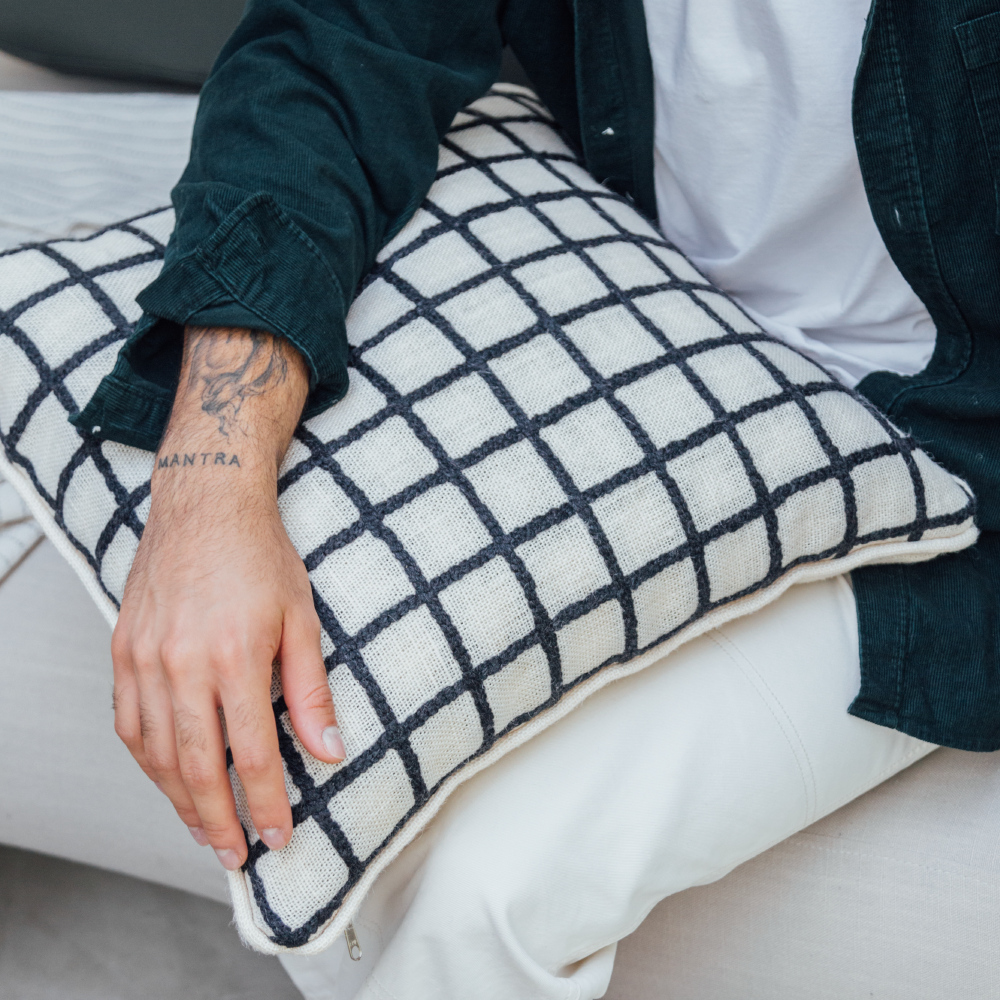 Punch needle cushions