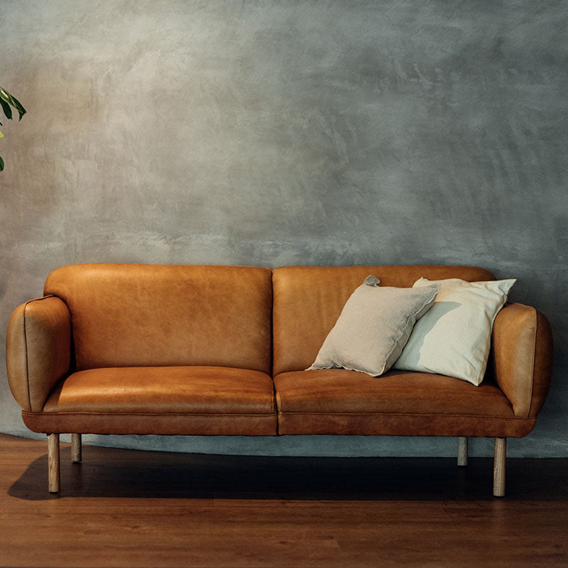 Nazca leather sofa 220 cm